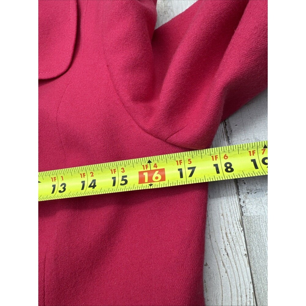 Pendleton Wool Blazer Coat Sz 12 Pink Corpcore Office Quiet Luxury Vintage - Picture 6 of 13